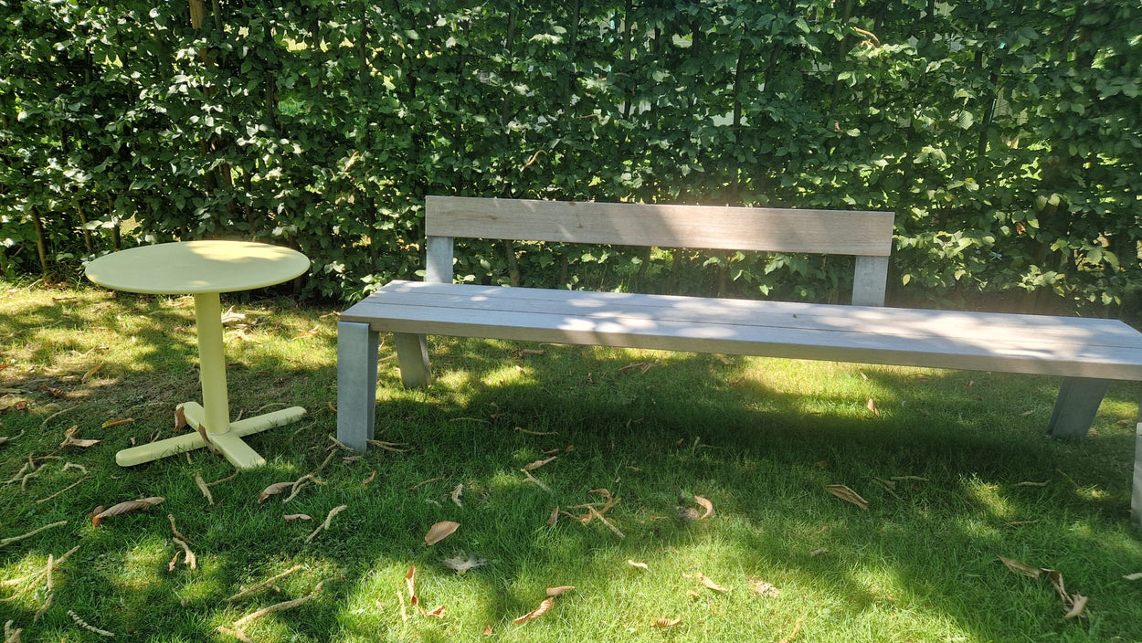 Darwin opklapbare ronde tafel Ø60 - Hoogte 60 - Vanille Yellow