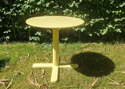 Darwin opklapbare ronde tafel Ø60 - Hoogte 60 - Vanille Yellow