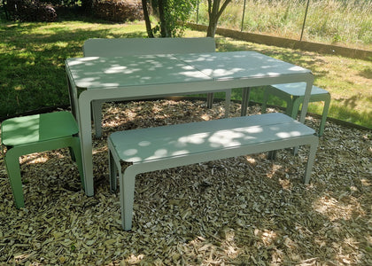 Set Weltevree Bended - Table 180 inclusief bankjes en krukken