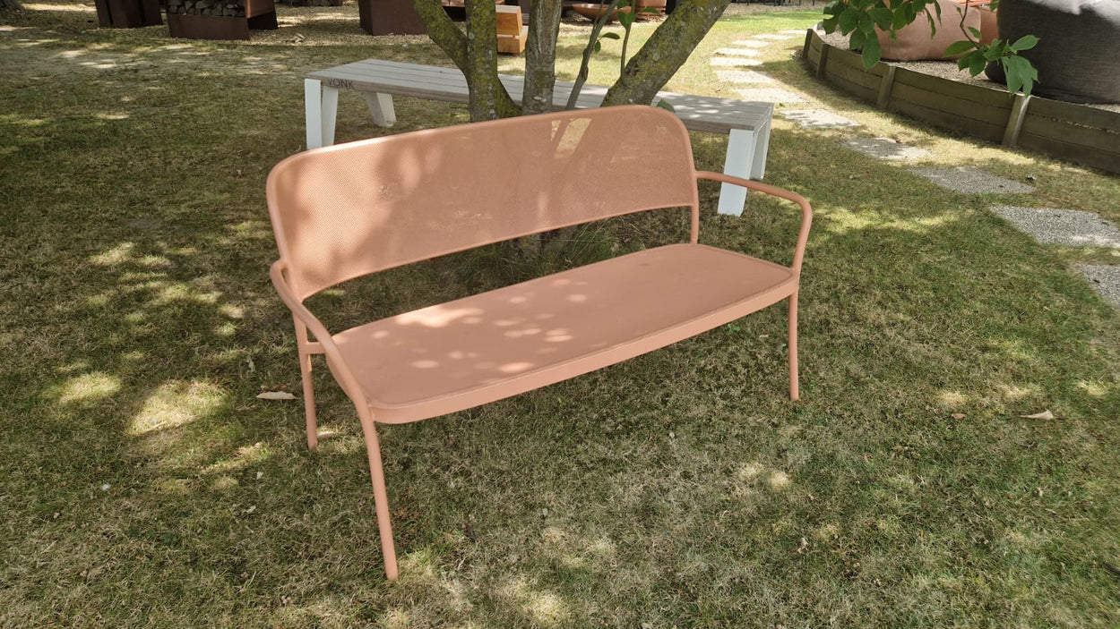 Café 2-seater sofa - Antique pink