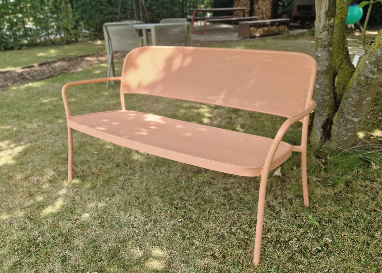 Café 2-seater sofa - Antique pink