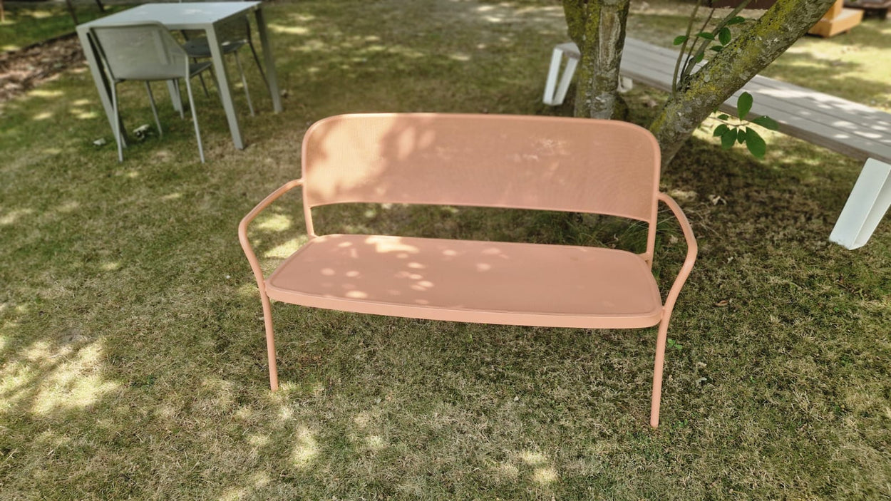 Café 2-seater sofa - Antique pink