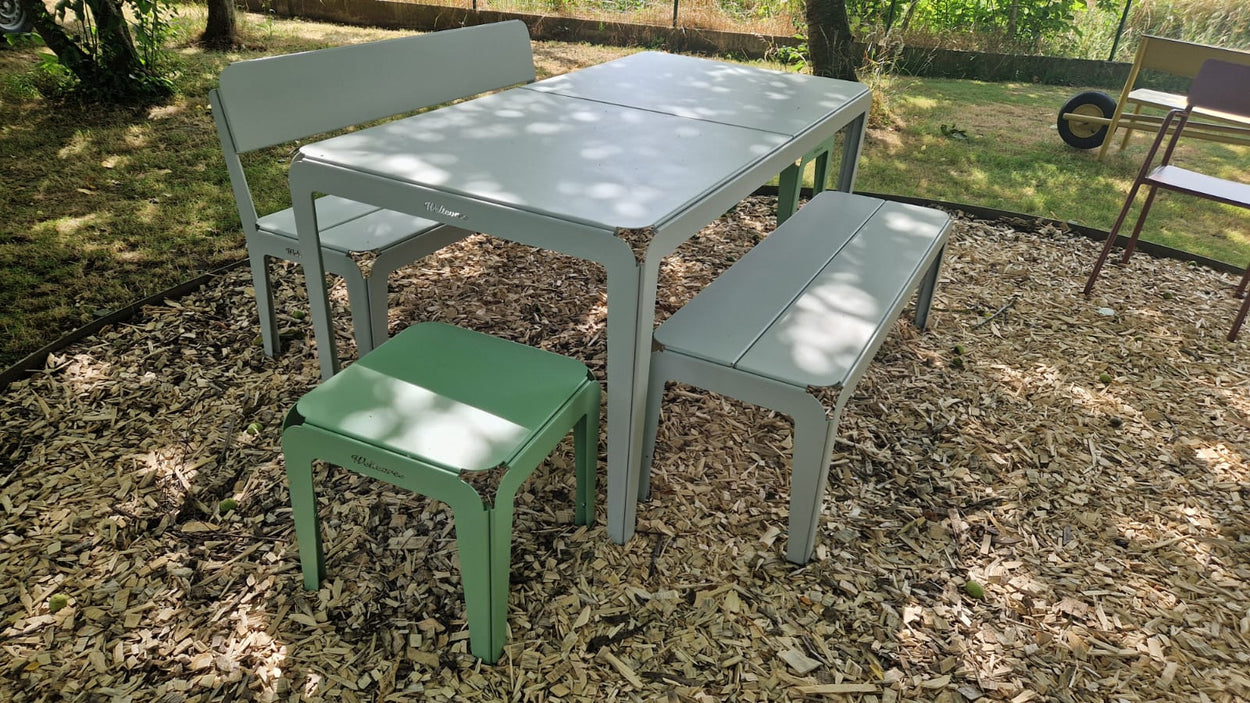Set Weltevree Bended - Table 180 inclusief bankjes en krukken