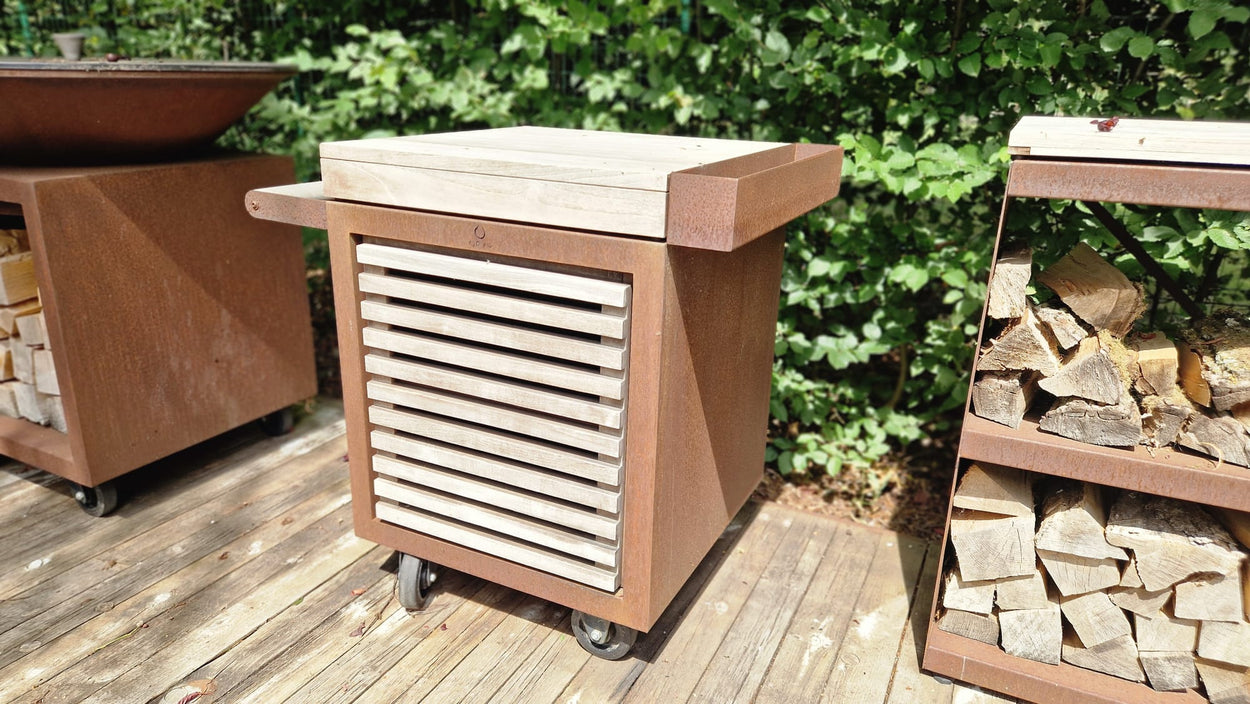 Mise en Place Table 65 PRO - Corten + insert PRO