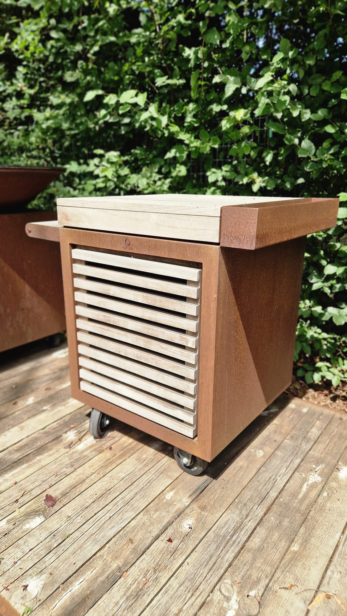Mise en Place Table 65 PRO - Corten + insert PRO