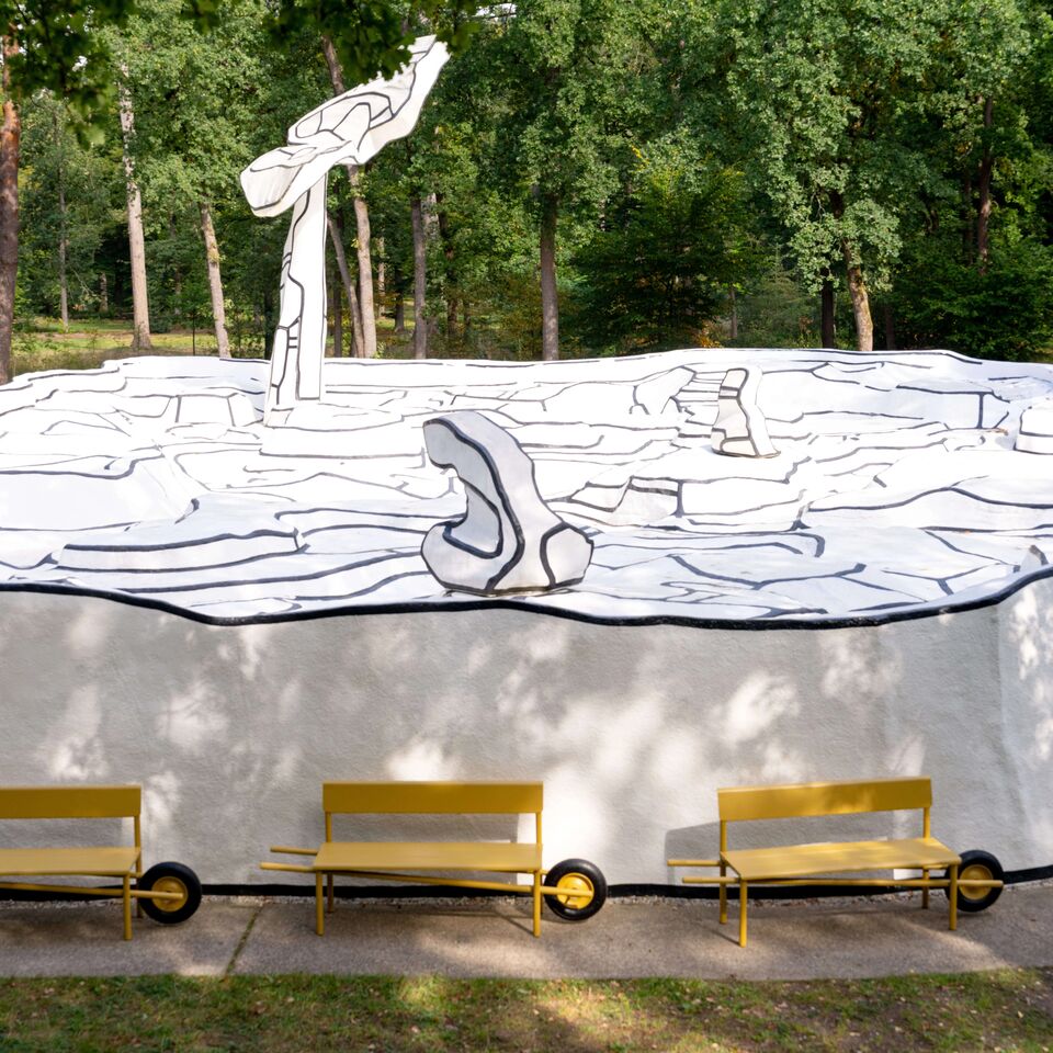 Wheelbench / Kruiwagenbank - Kröller-Müller Edition - Alu