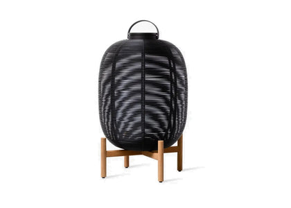 Tika Lantern - teak base XL