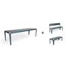 Bended table 270 inclusief benches - 3 combinaties