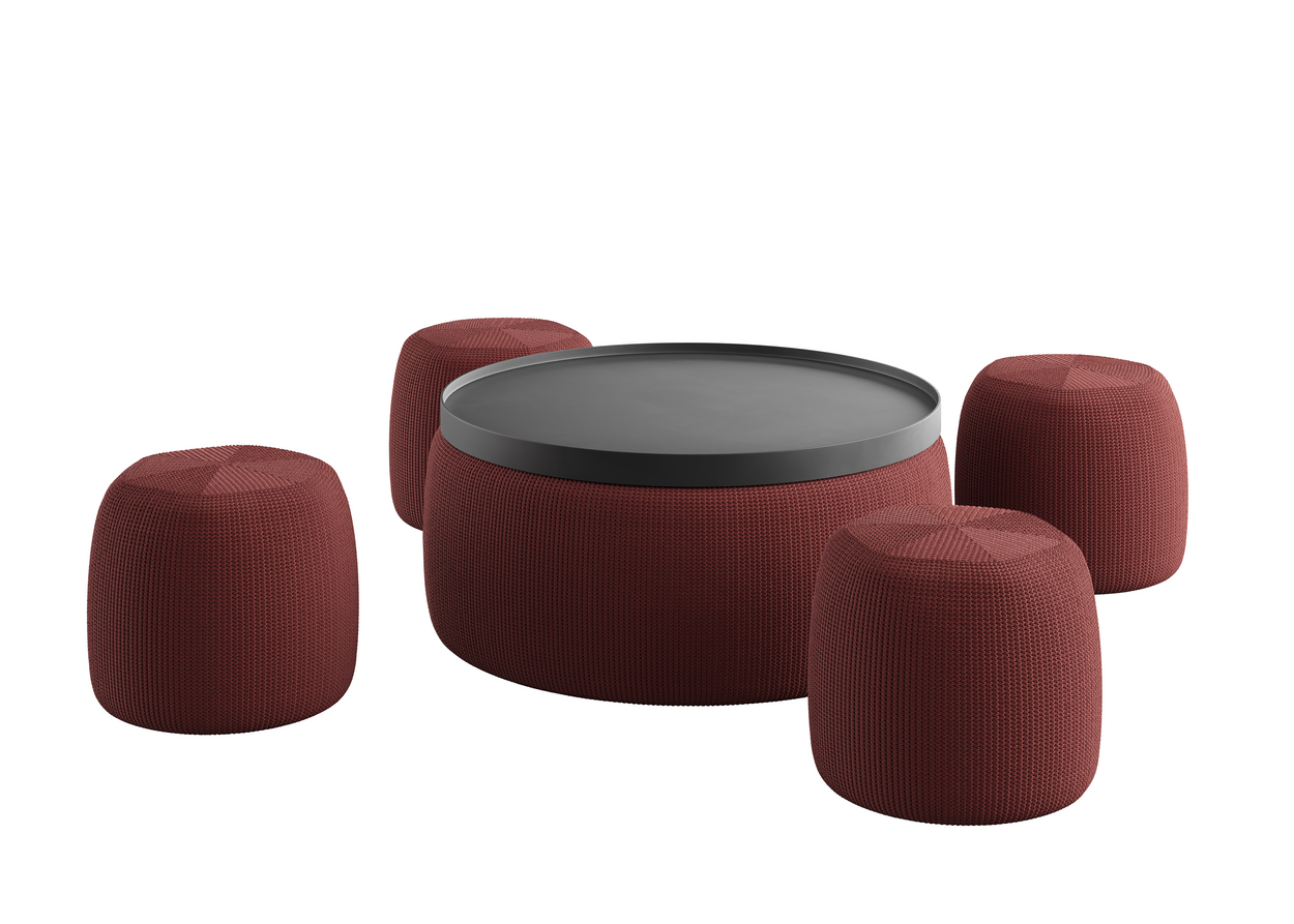 Bloom pouf - Set