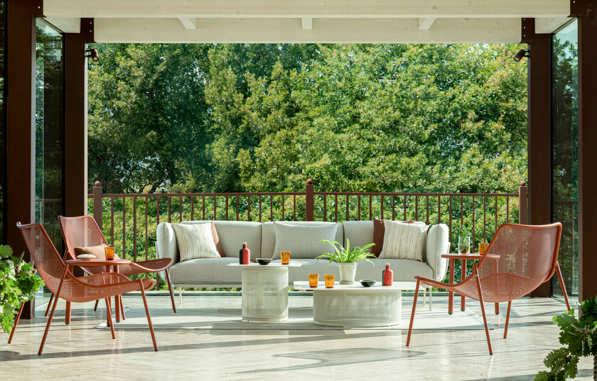 Round Lounge chair / 2 stuks