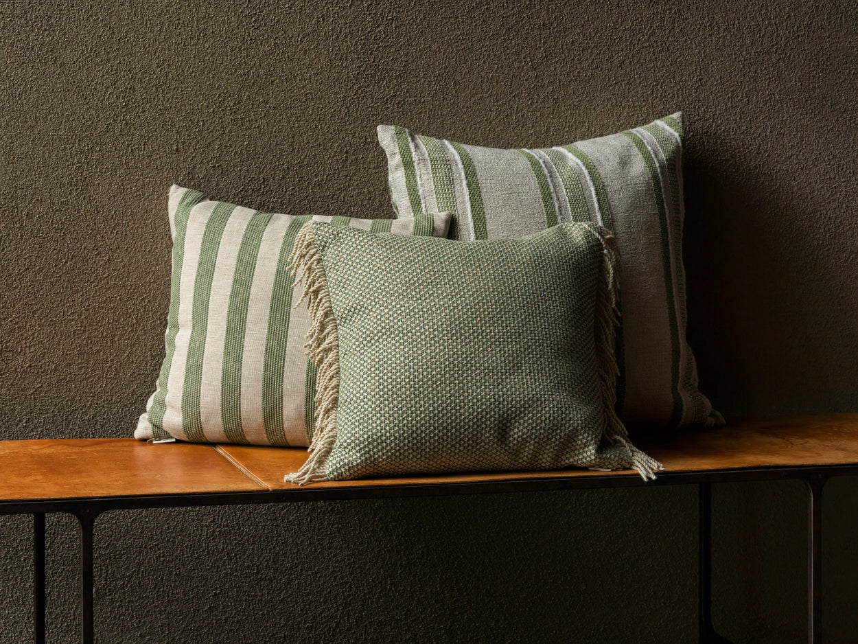 Deco kussen Indira - long fringe