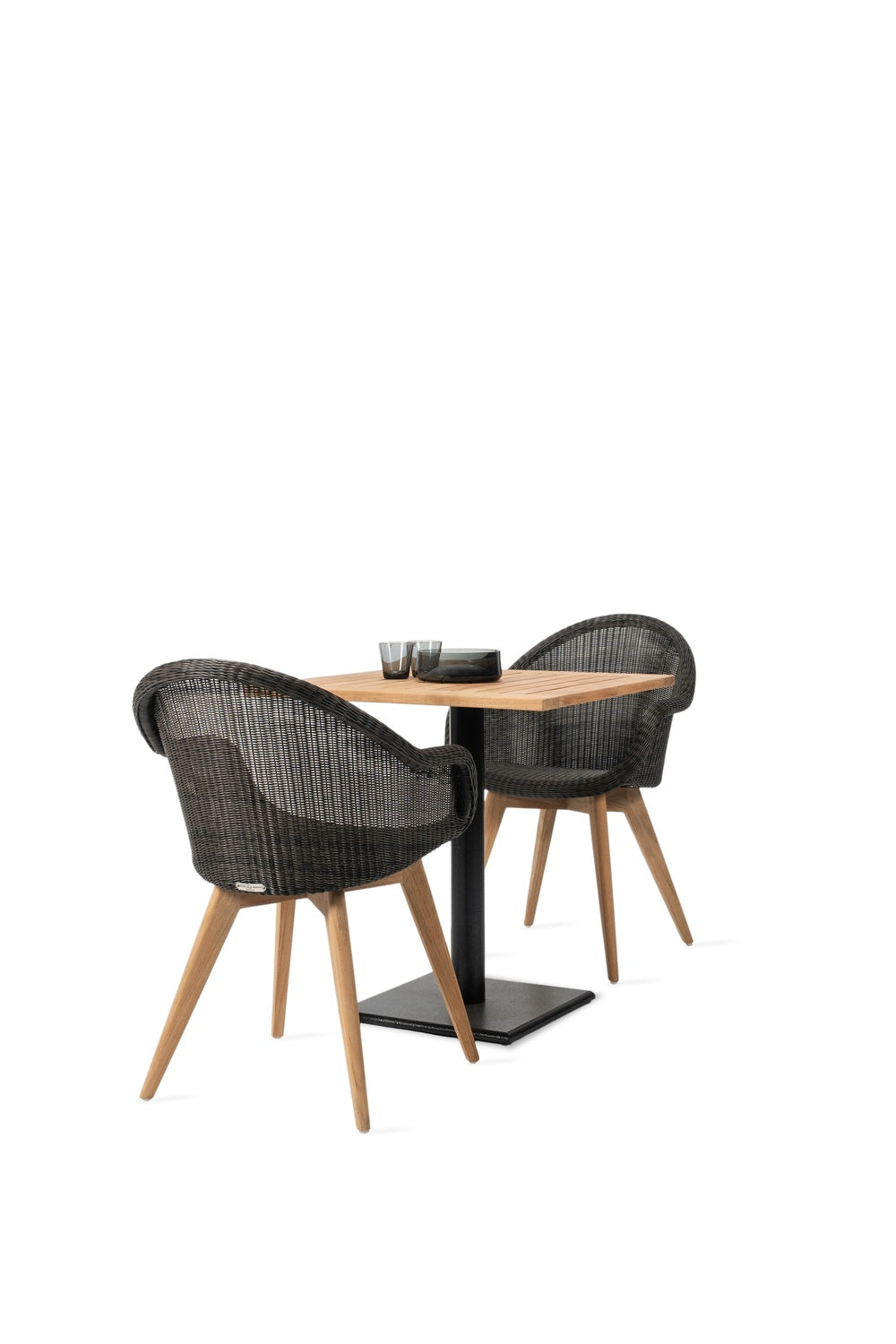 Edgard dining armchair - teak base