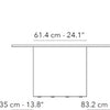 Como - Organic dining table 260x120