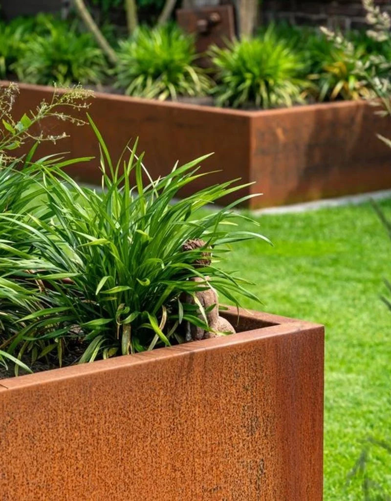 Buitenpotten Carrez standaard - Cortenstaal - rechthoek