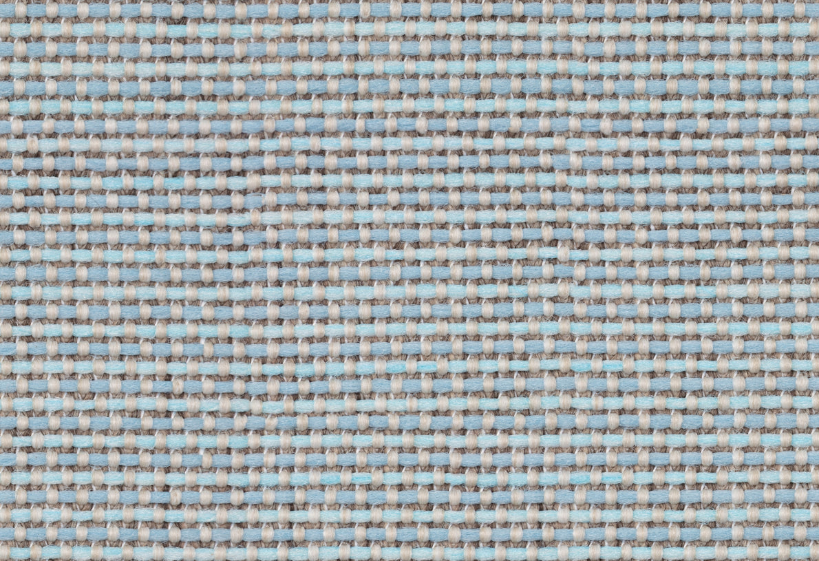 Dotty Poef rond 50cm out/indoor - Pastel blue