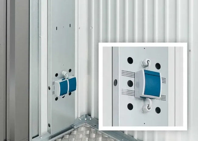 Electro-Montagepaneel Europa, tuinkast