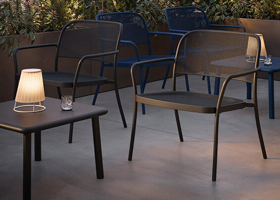 Café Lounge chair / 2 stuks