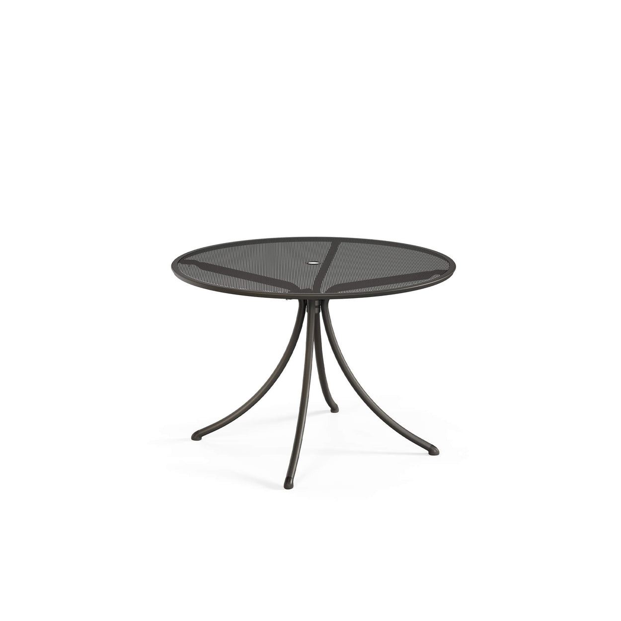 Set Combo tafel rond Ø123 + x4 Round chair - Black