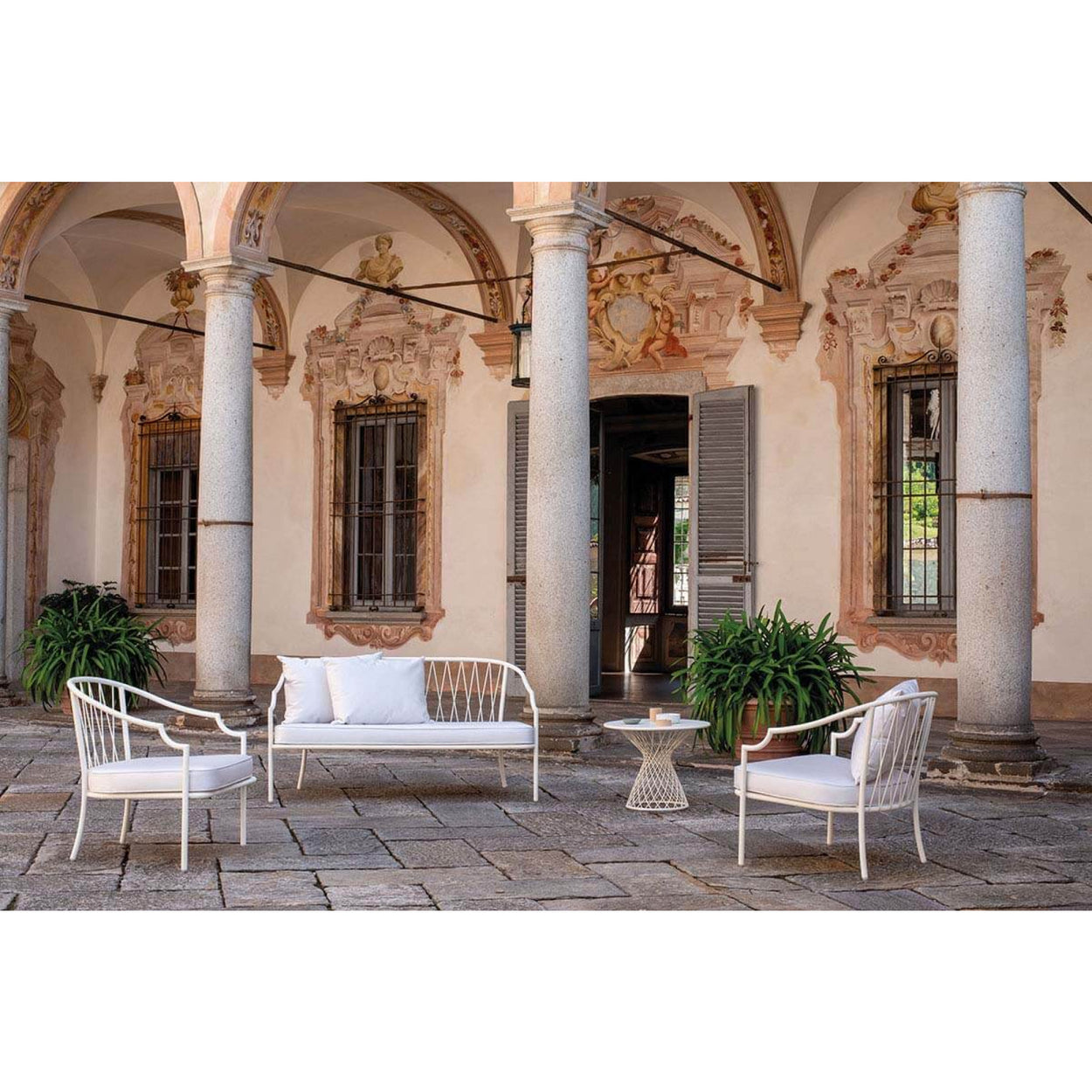 Como Ø60 coffee table - White