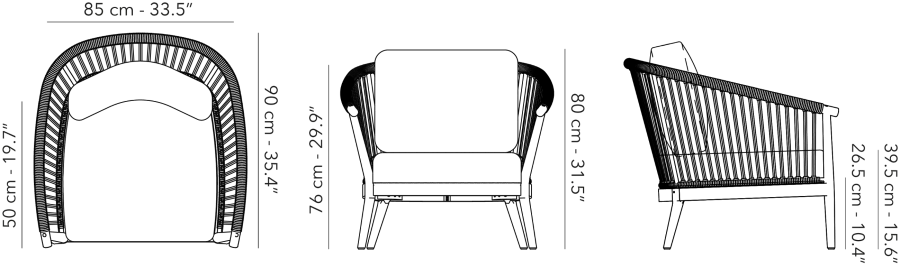 Legna - Lounge chair 1S