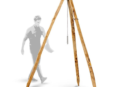 De Houten driepoot L - 250cm