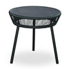 Set Loop lounge Chair / Loop footrest / Loop side table Black