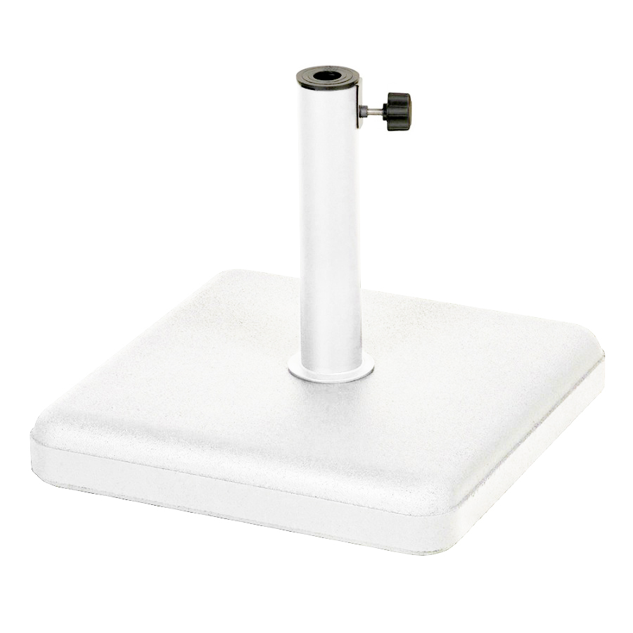Parasolvoet Lucca heavy - White