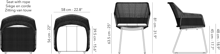 Mani - Dining armchair