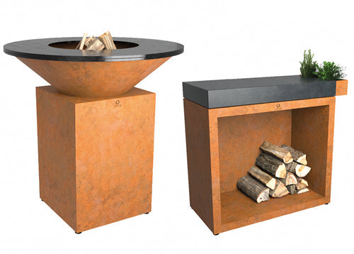 Classic 100 Butcher block 90 Bundel - Corten