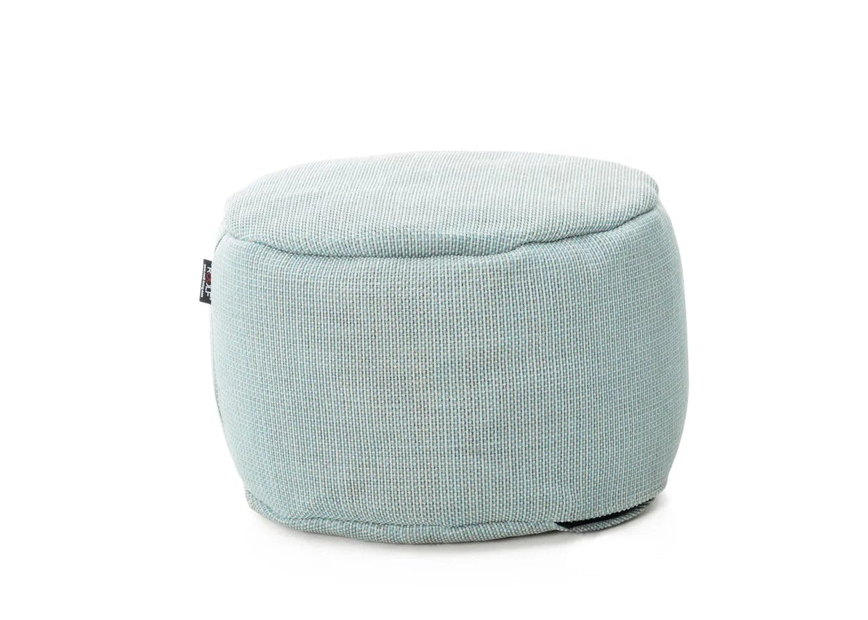Dotty Poef rond 50cm out/indoor - Pastel blue