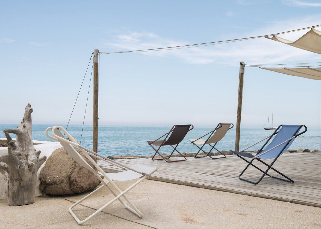 Vetta Deck chair met hoofdsteun kussen