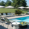 Round Lounge chair / 2 stuks