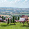 Round Lounge chair / 2 stuks