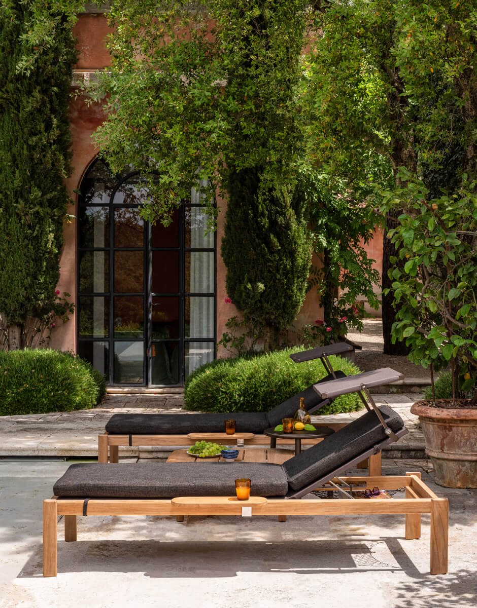 Shine Accessoire Sunbed Armleuning Teak