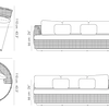 Tondo - Modular organic Sofa 2.5S - Left arm