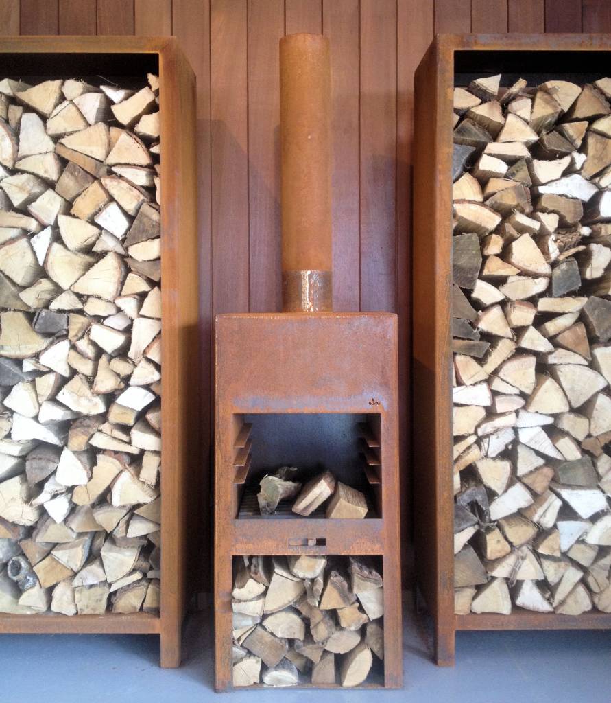 Buitenhaard Stig - Corten/Black