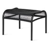 Set Loop lounge Chair / Loop footrest / Loop side table Black
