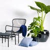 Set Loop lounge Chair / Loop footrest / Loop side table Black