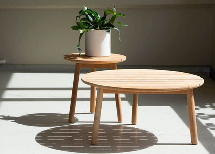 Set Anton Coffee table Ø70cm & Anton Side table Ø40cm