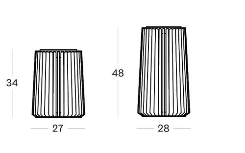 Set Maya lamp Small & Large