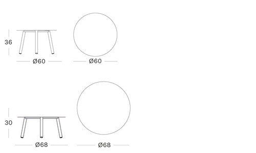 Lilo Coffee table - 2 sizes