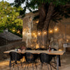 Set Matteo Dining Table + 2x Matteo Bench + Edgard Dining Chair x4