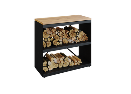 Wood Storage Dressoir - Black