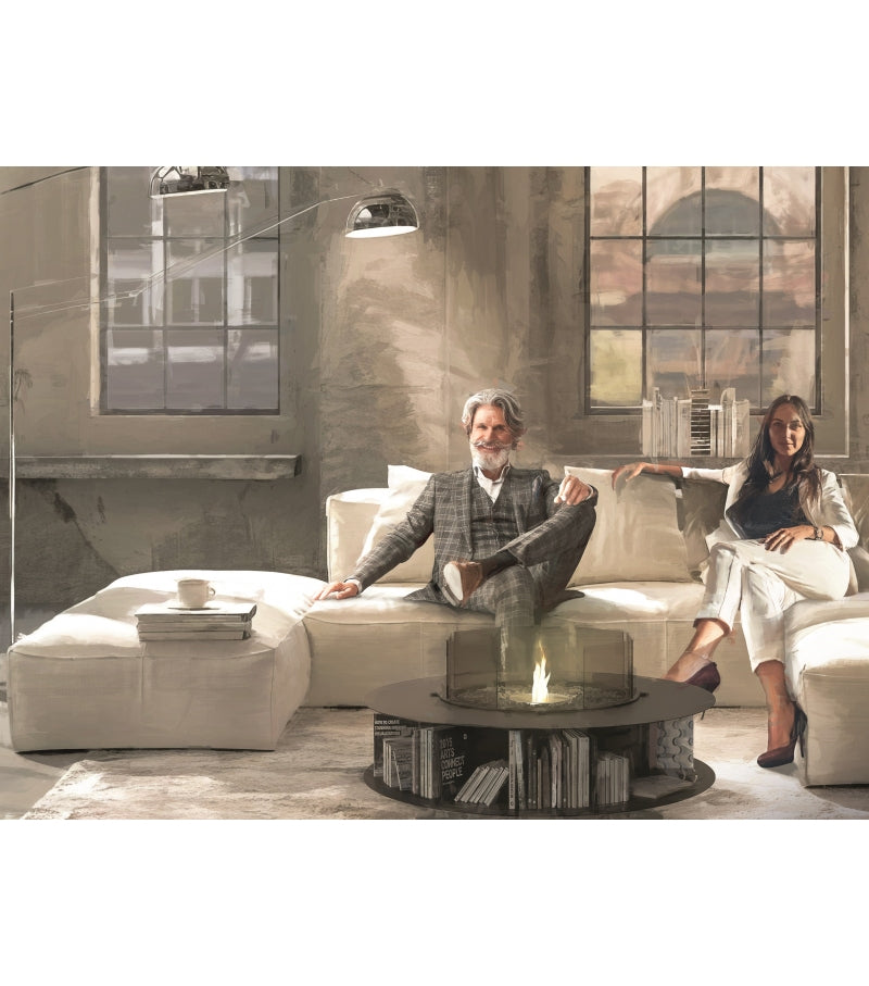 Zero_T Design Salontafel IN- en OUTDOOR - met bio-ethanolbrander