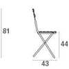 Arc en Ciel chair / 2 stuks