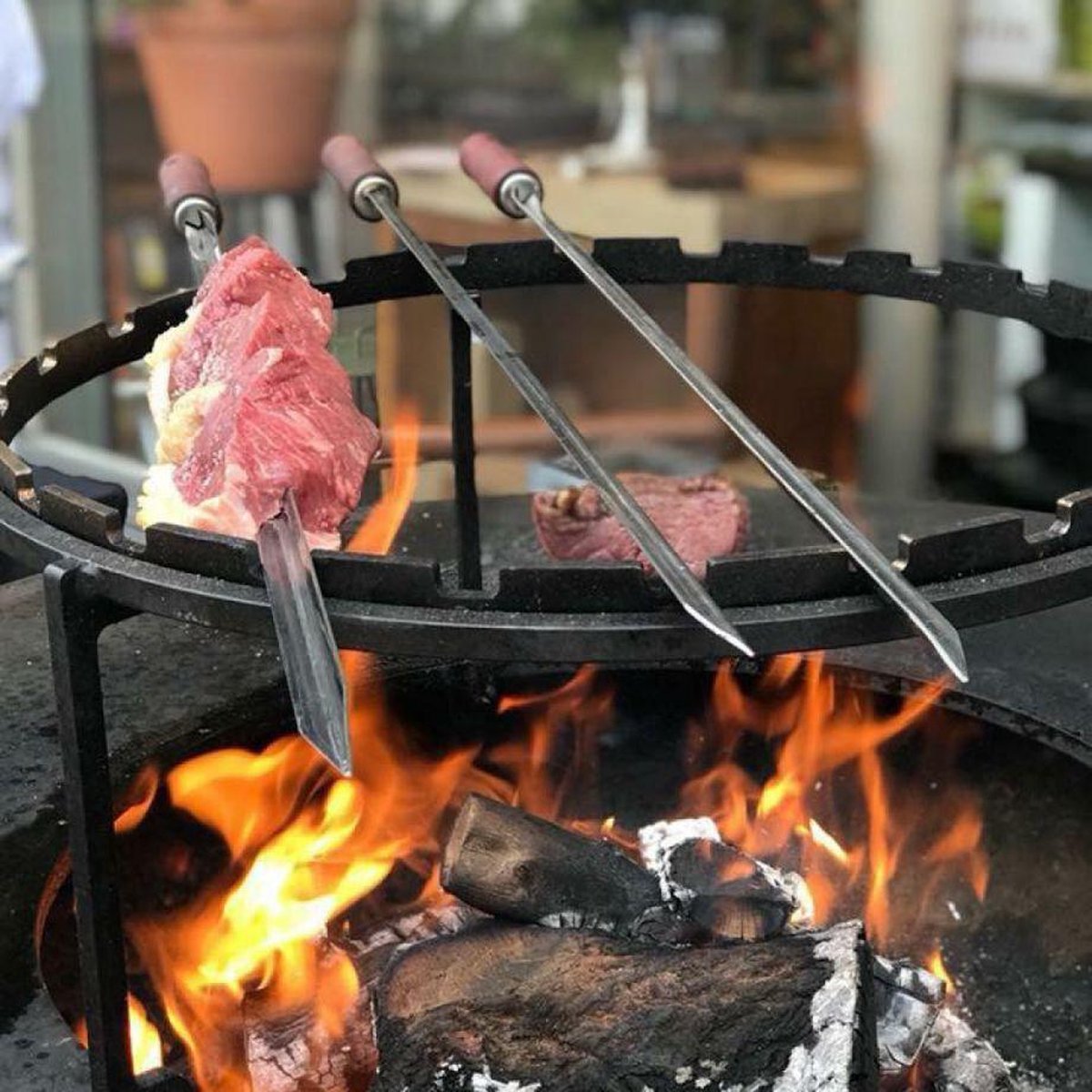 Horizontale Skewers spiezen ring - 2 sizes