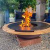 Piatto Basso Large 94cm - Corten/Black