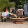 Piatto Basso Large 94cm - Corten/Black
