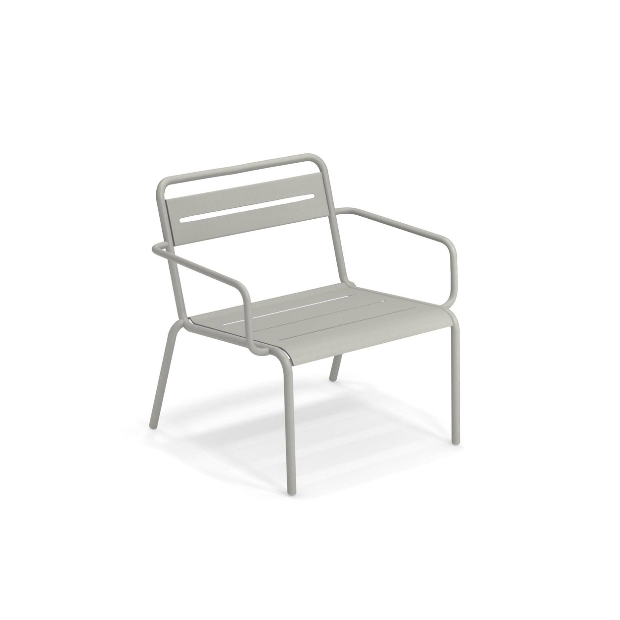 Star Lounge chair Aluminium / 2 stuks