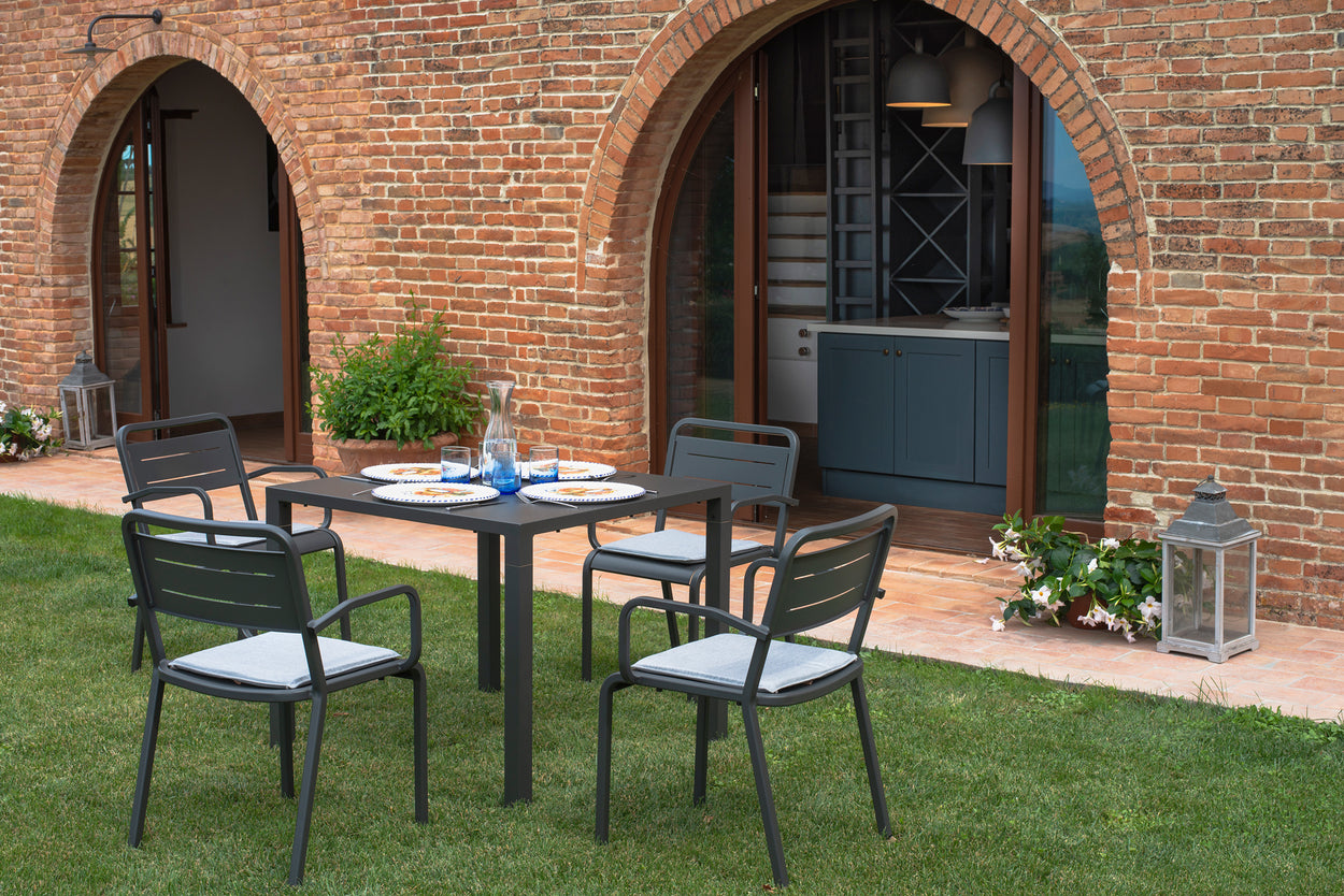 Urban chair Aluminium / 2 stuks